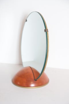 Art Deco Mid-Century Modern Romweber Valet Mirror for Chest, Desk or Vanity