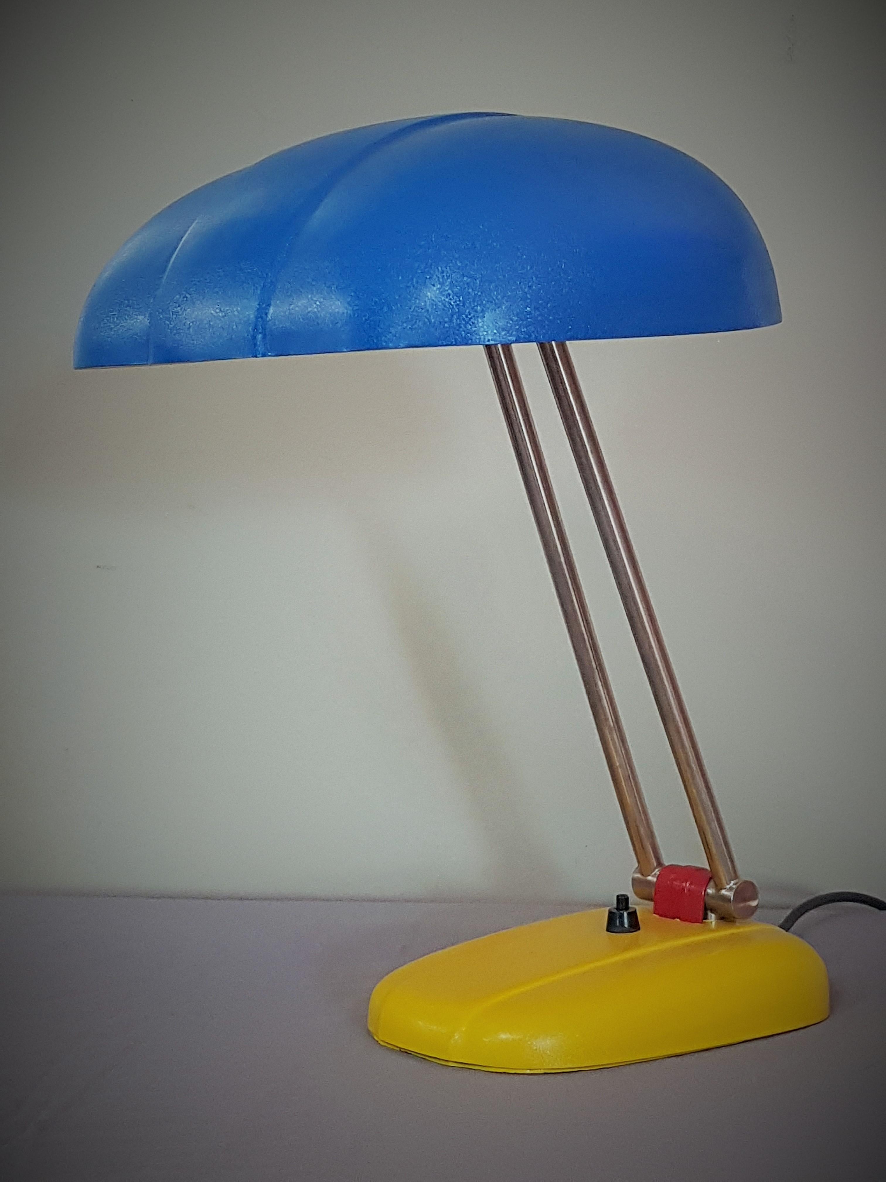 Art Deco Midcentury Swiss Table Lamp by S. Giedion for BAG Turgi, 1930s For Sale 6