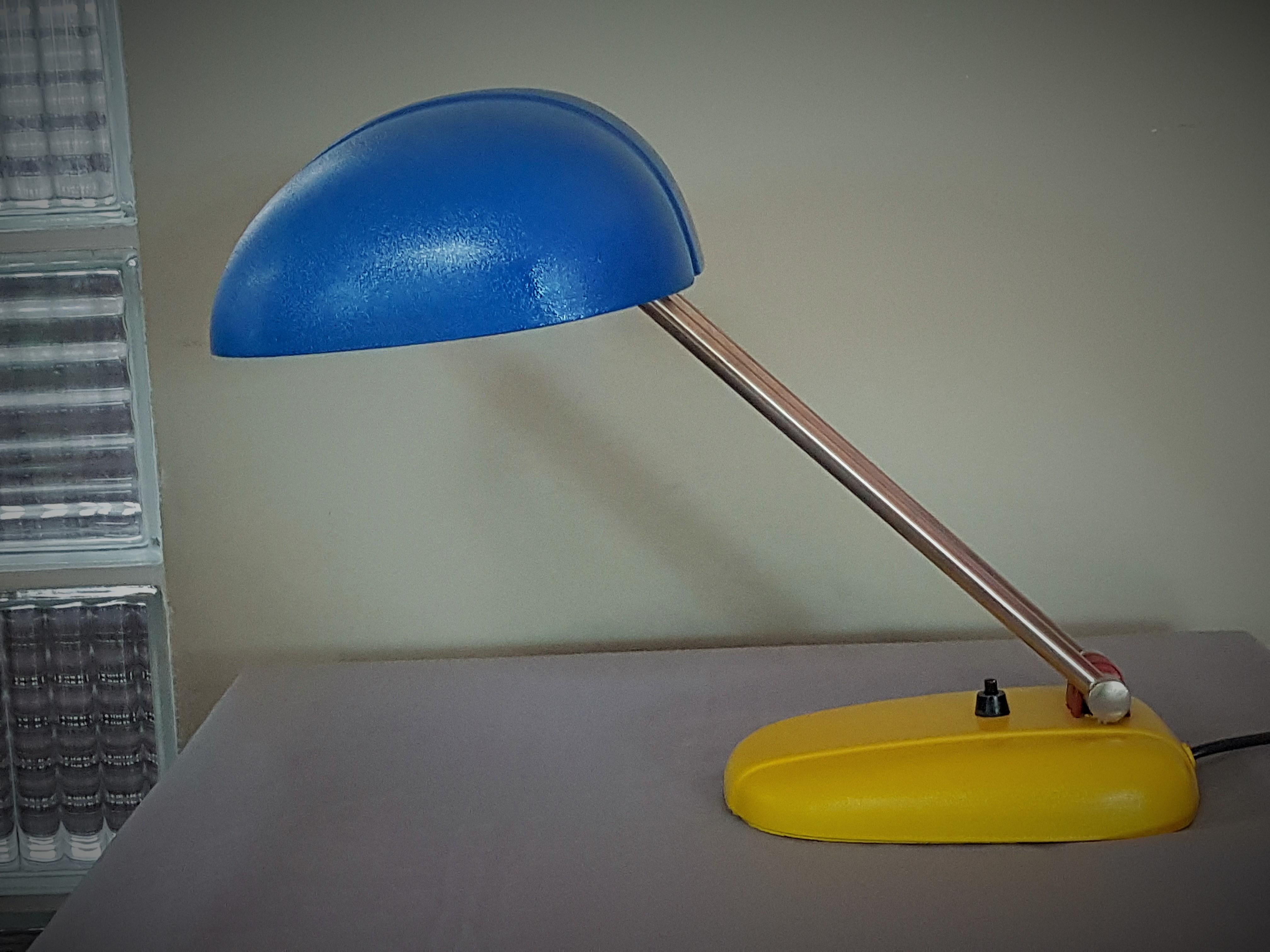 Art Deco Midcentury Swiss Table Lamp by S. Giedion for BAG Turgi, 1930s For Sale 9