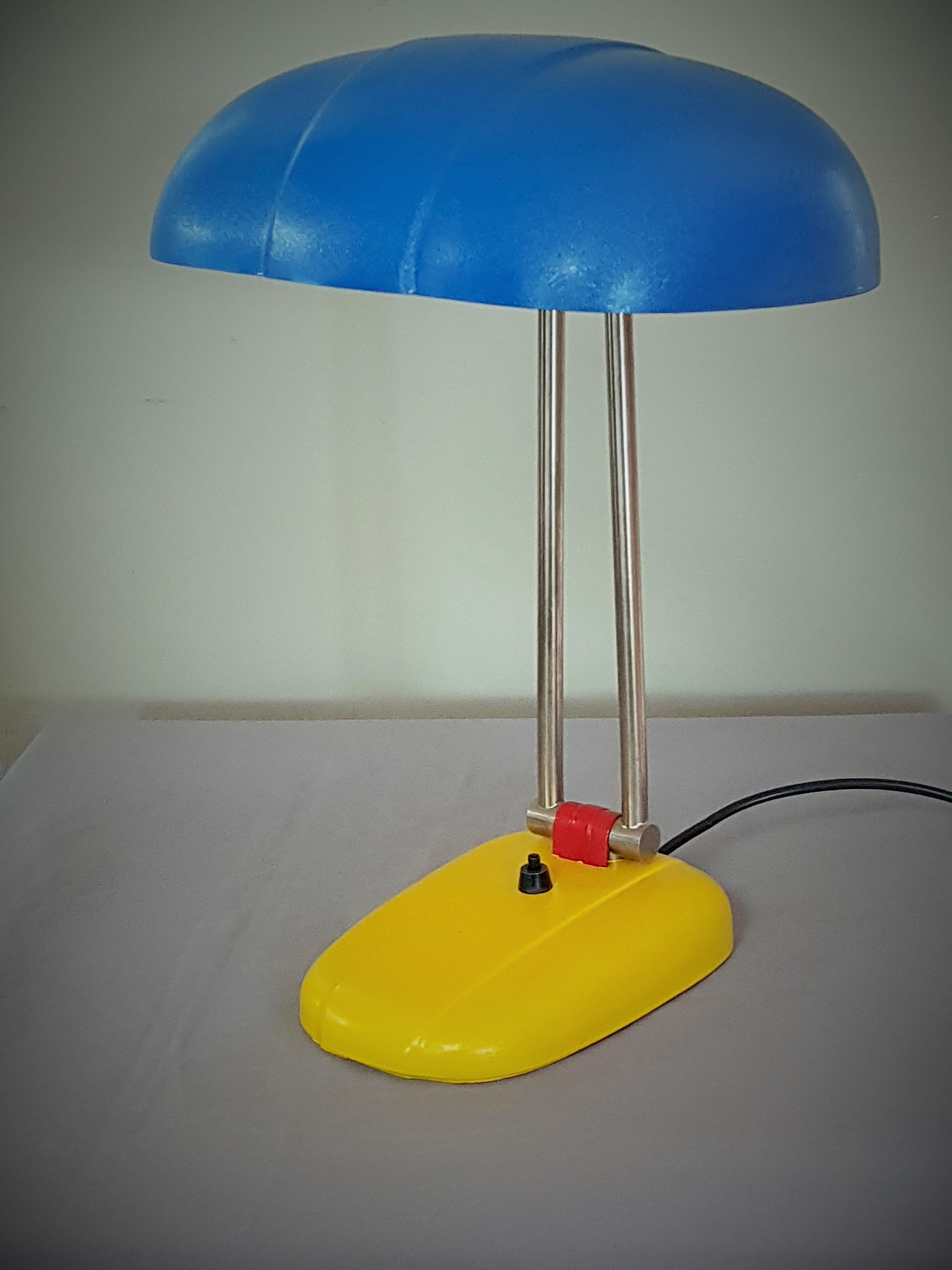 Art Deco Midcentury Swiss Table Lamp by S. Giedion for BAG Turgi, 1930s For Sale 11