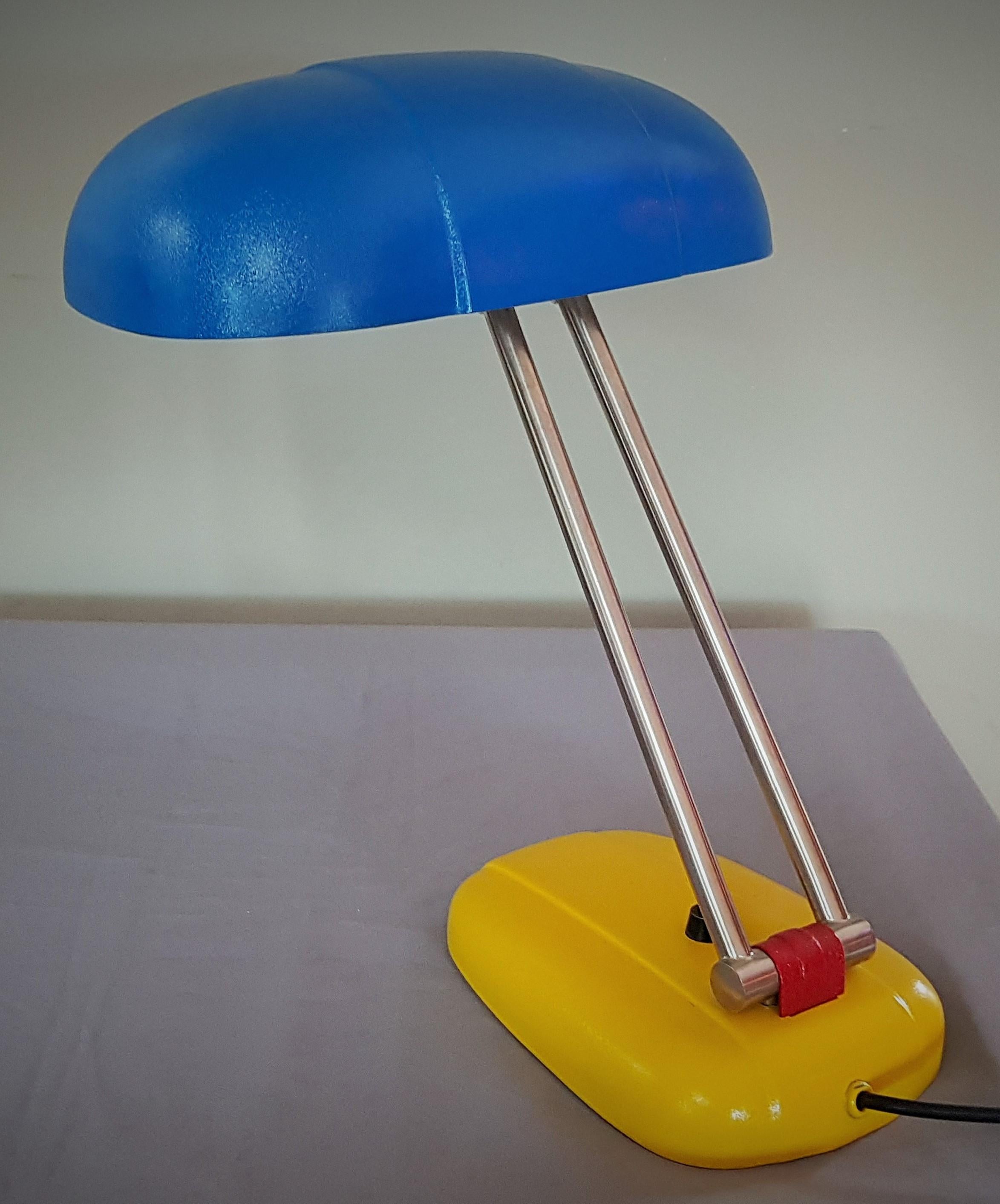 Art Deco Midcentury Swiss Table Lamp by S. Giedion for BAG Turgi, 1930s For Sale 3