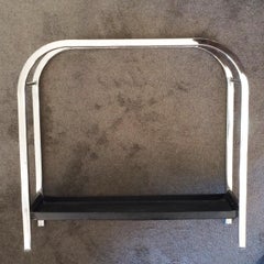 Art Deco Midcentury German Chrome Walking Stick Cane or Umbrella Stand