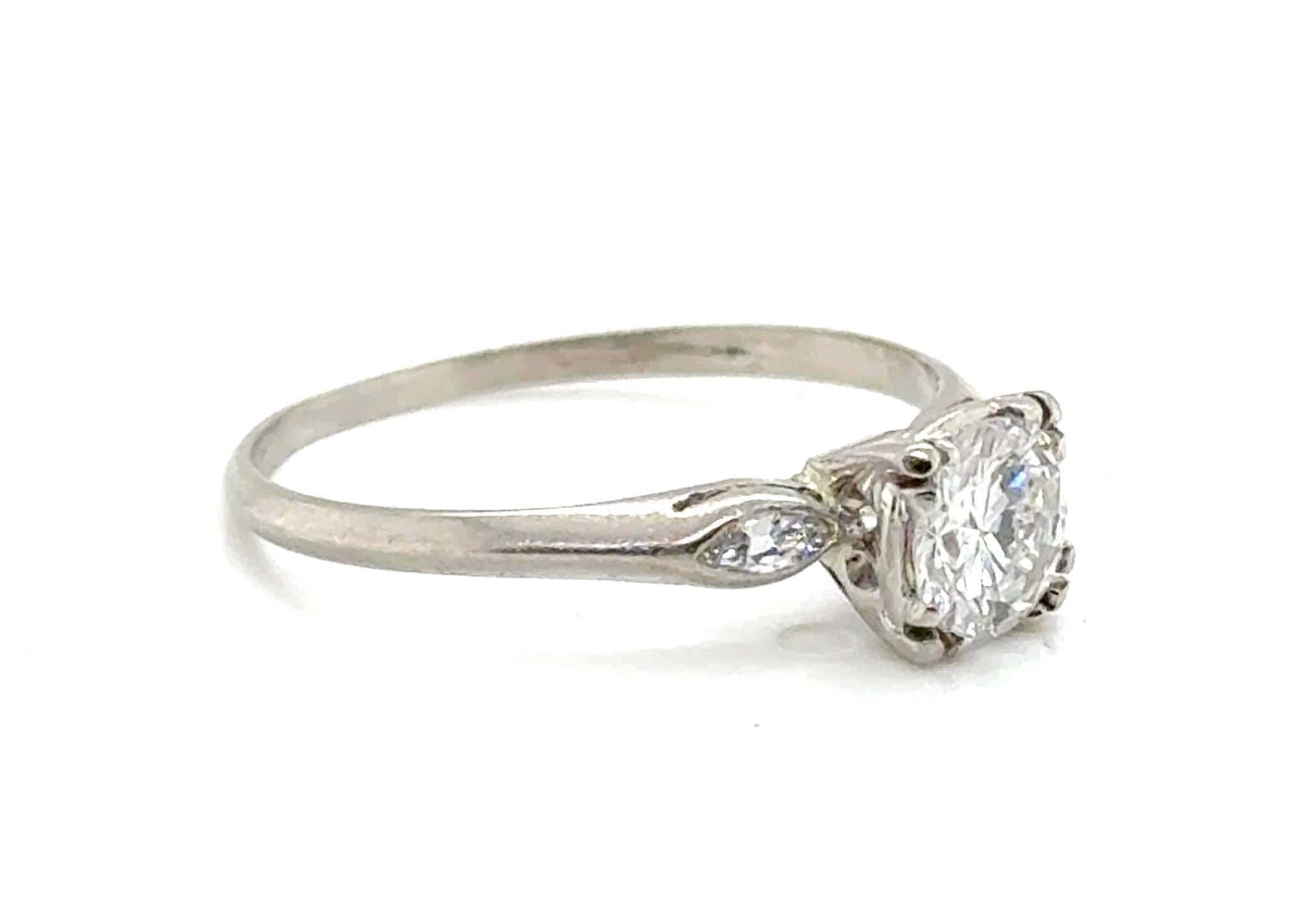Genuine Original Antique from 1920's Art Deco GIA .71ct Diamond Platinum Vintage Engagement Ring



Featuring a SPECTACULAR GIA Certified .59ct D/VVS2 Round Brilliant Cut Natural Mined Diamond Center

Accented by an Antique Cut Marquise on Each
