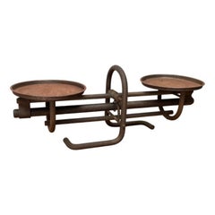 Art Deco Minimalist Metal Balance Beam Scale