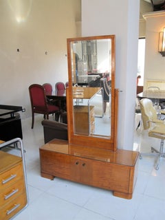 Art Deco Mirror, 1920, French, Wood and Mirrror