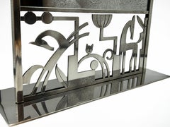 Art Deco Mirror by Werkstätte Hagenauer Wien