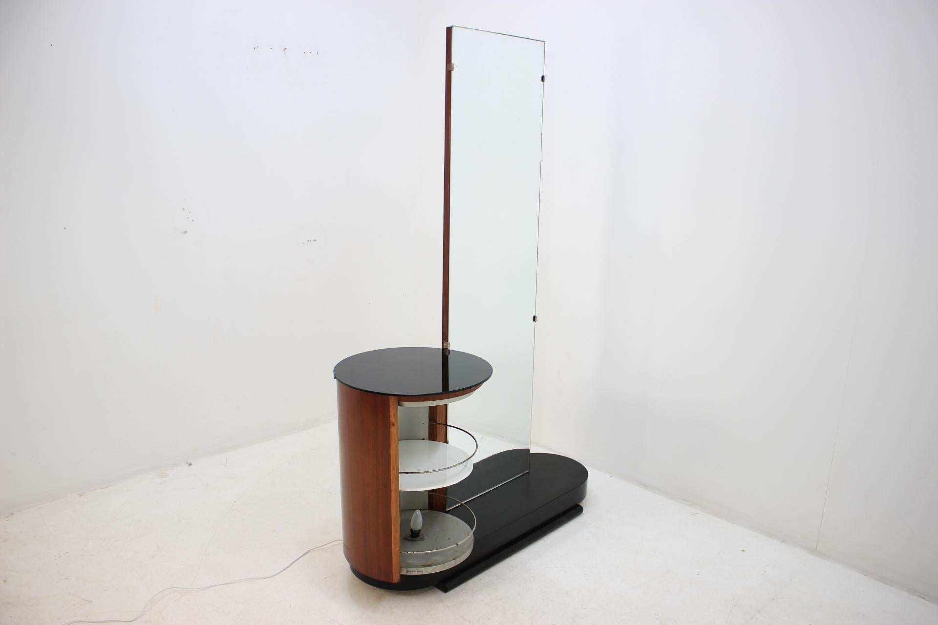 Mid-20th Century Art Deco Mirror Cabinet, 1930s For Sale