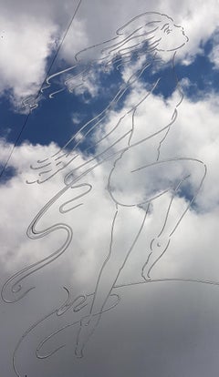 Art Deco Mirror Clock Spirit of Ecstacy