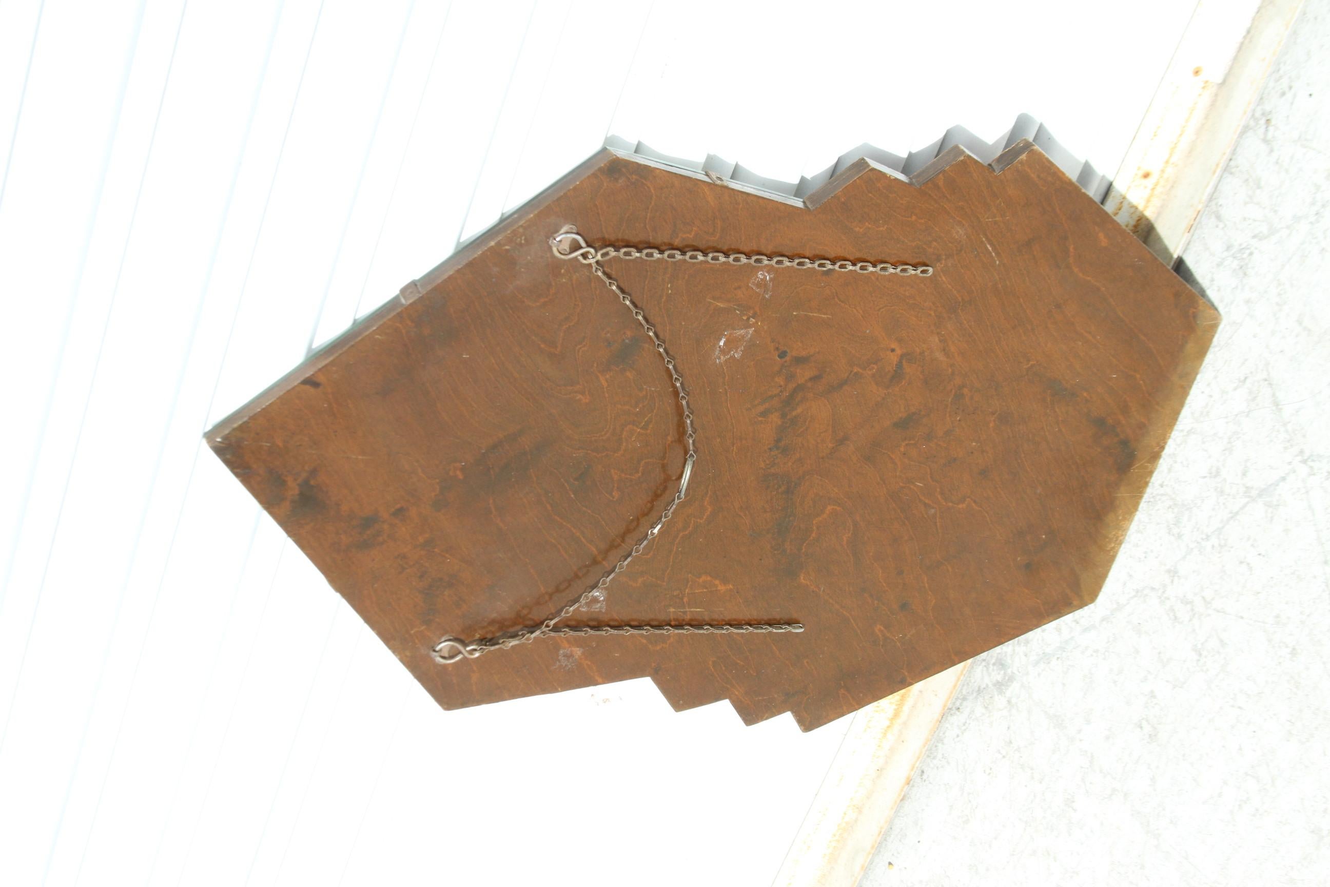 Americano Specchio Art Deco Mirror in vendita