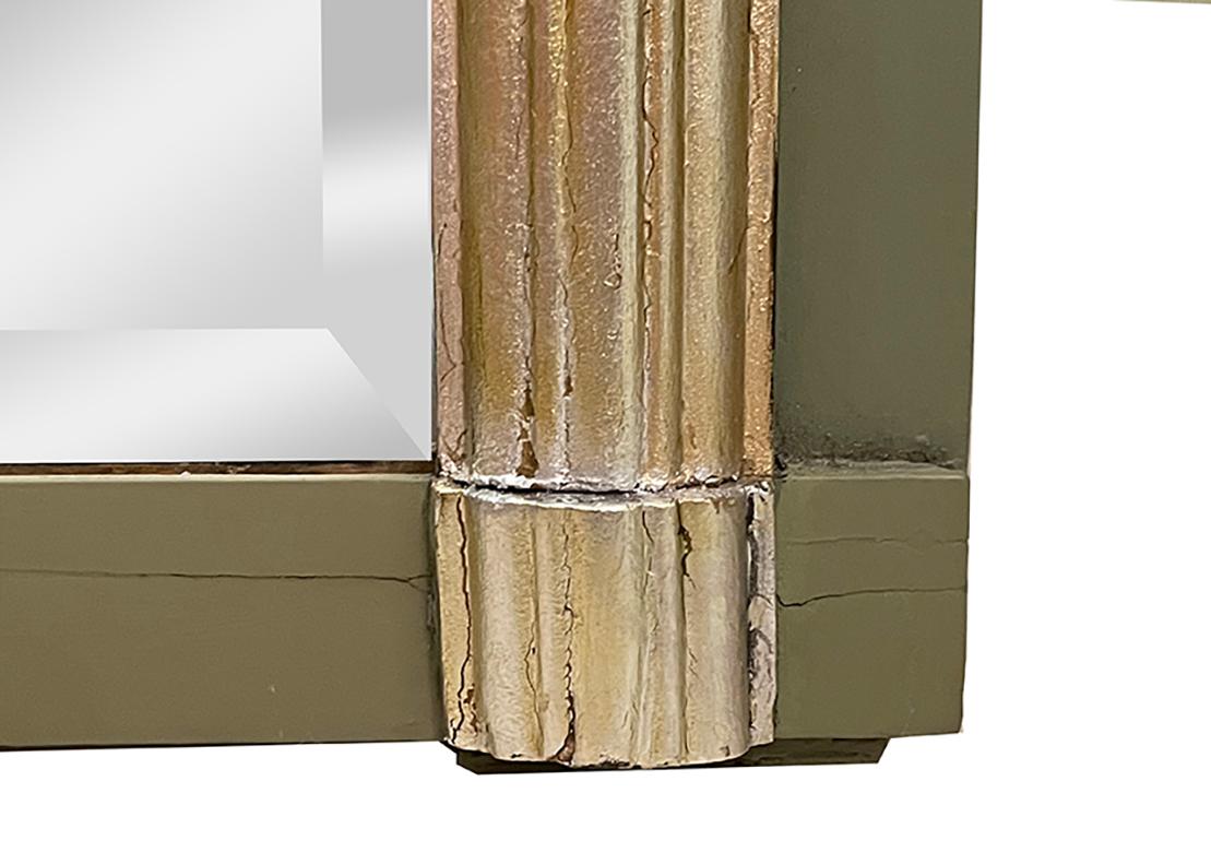 Argentato Art Deco mirror from France in vendita