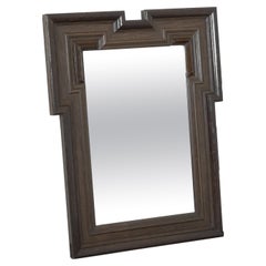 Art Deco Mirror in Carved Wood 1930s