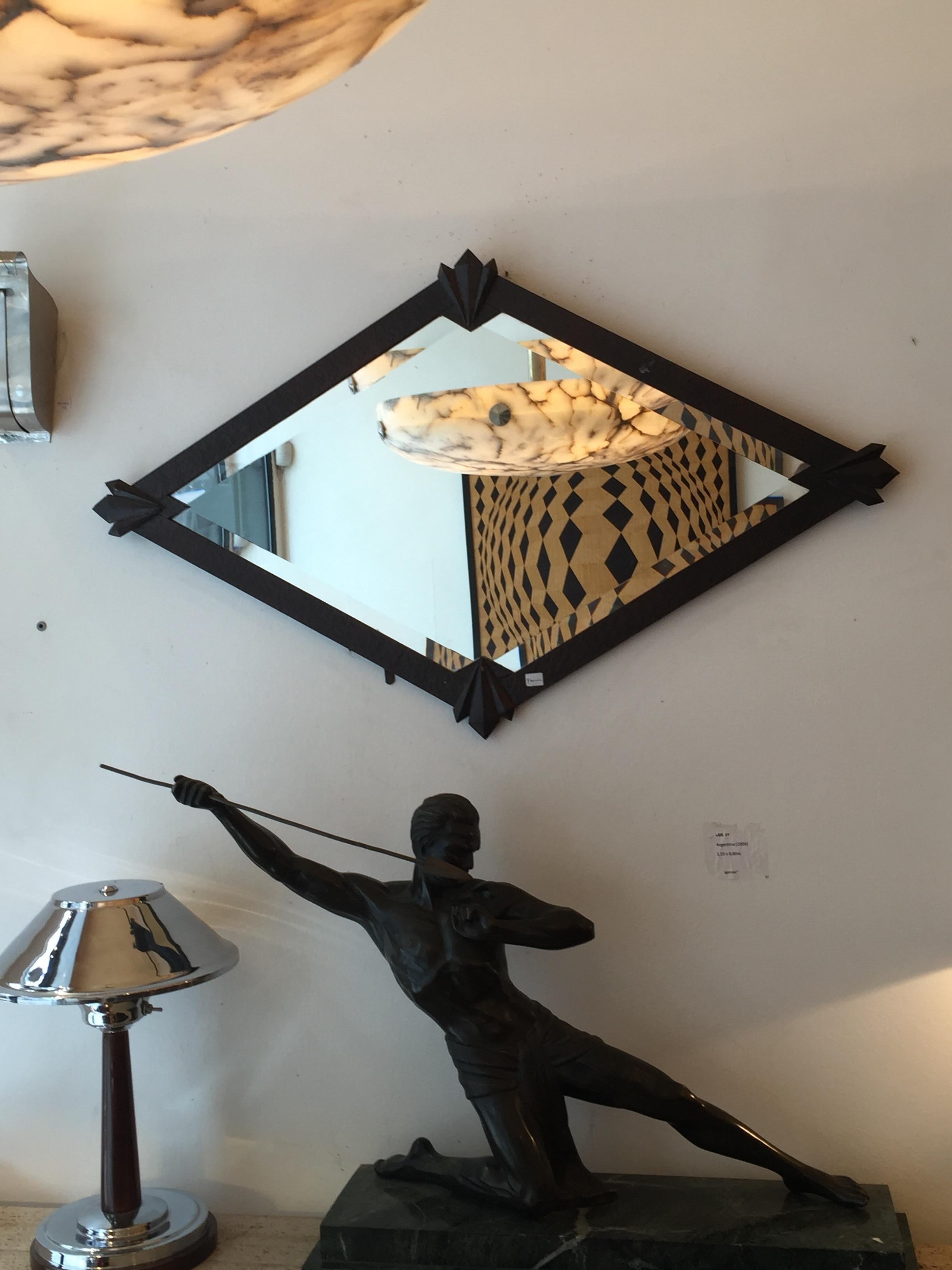 Art Deco Mirror in iron, Year: 1920, France For Sale 7