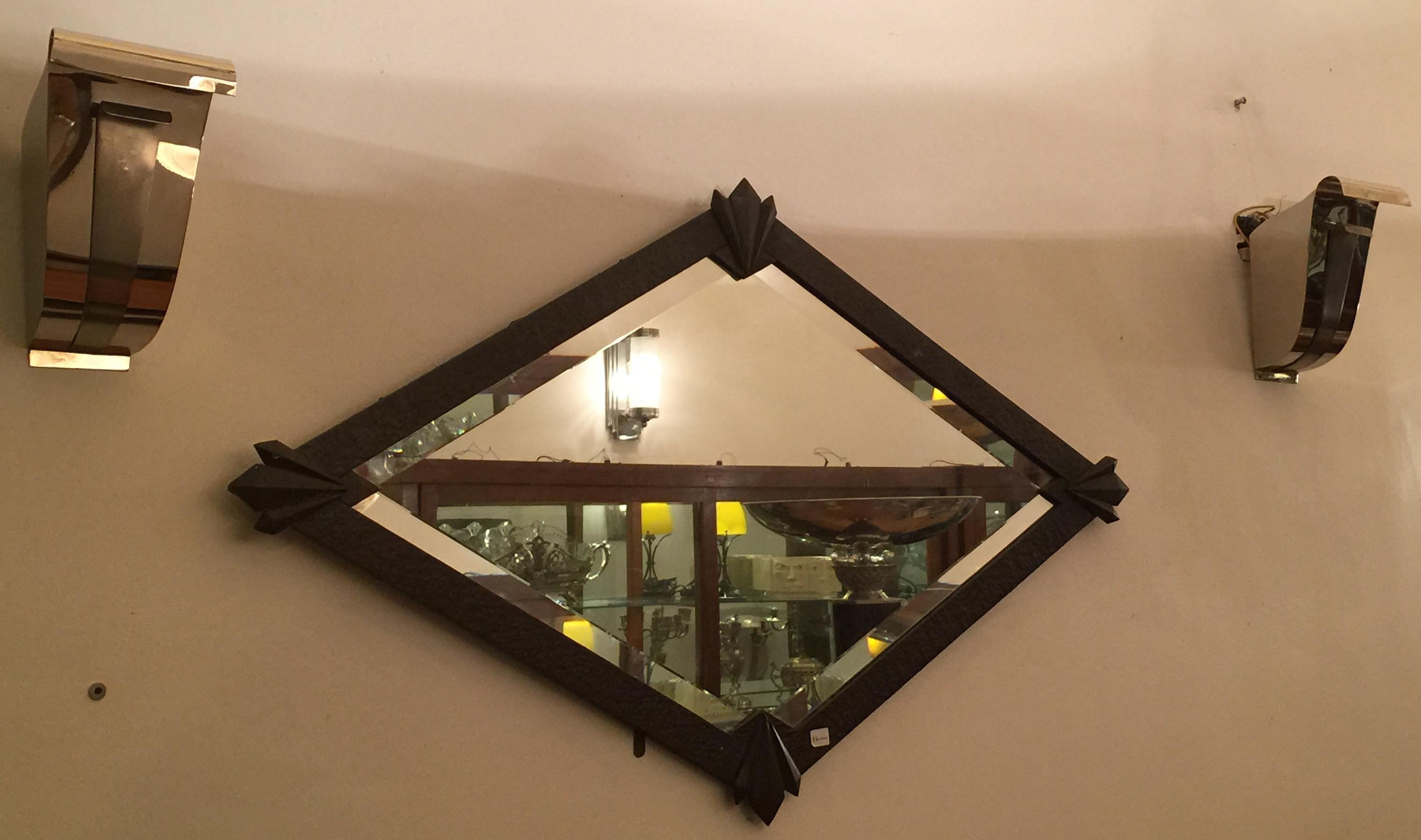 Art Deco Mirror in iron, Year: 1920, France For Sale 1