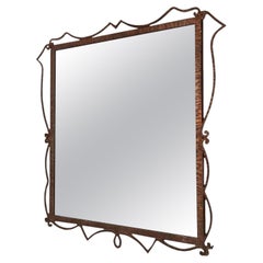 Art Deco Mirror in iron, Year: 1920, France