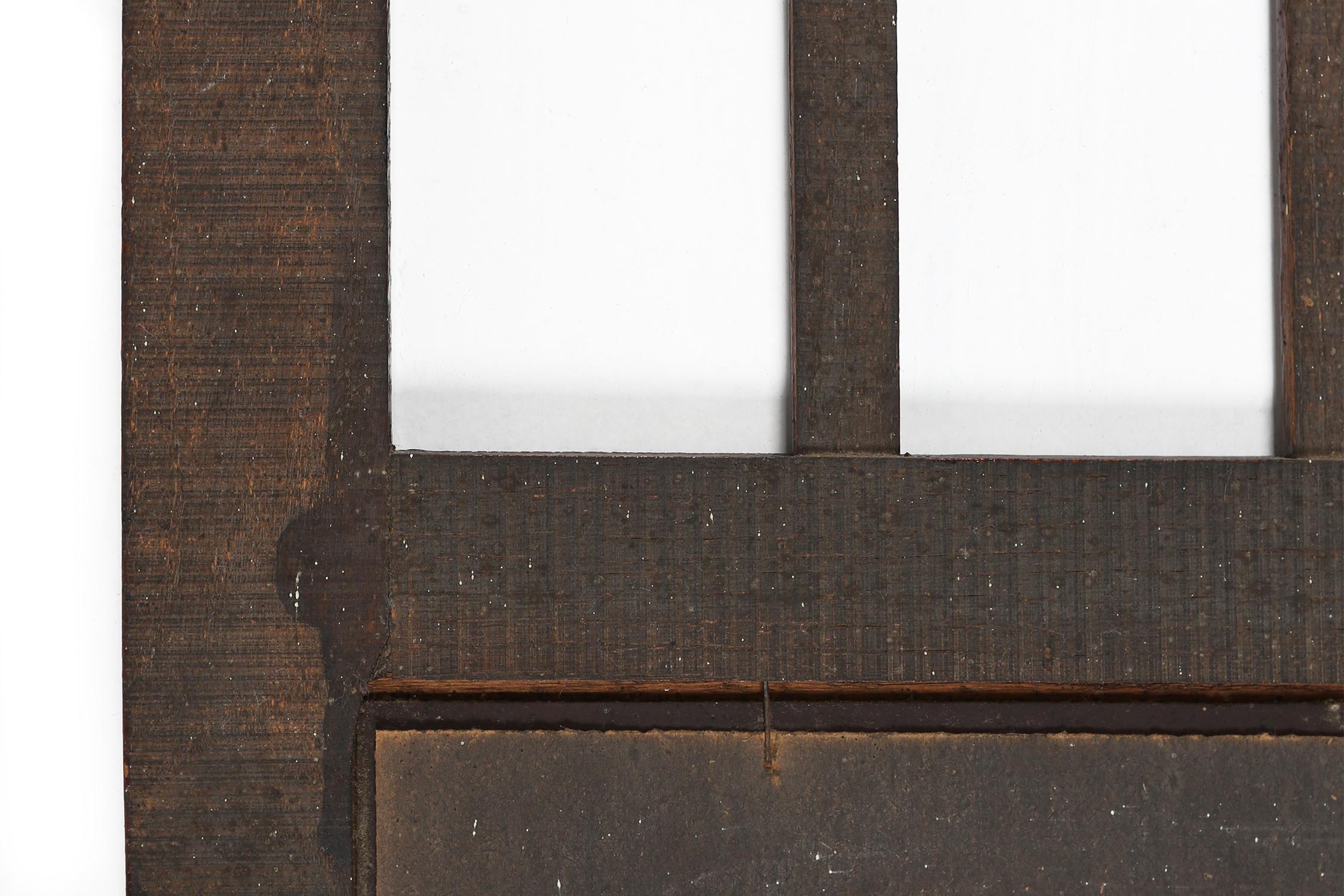 Miroir Art déco en bois massif avec miroir découpé à facettes, années 1930 en vente 5