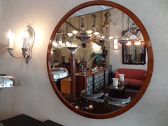 Miroir Art Déco en bois et miroir, année : 1920, France