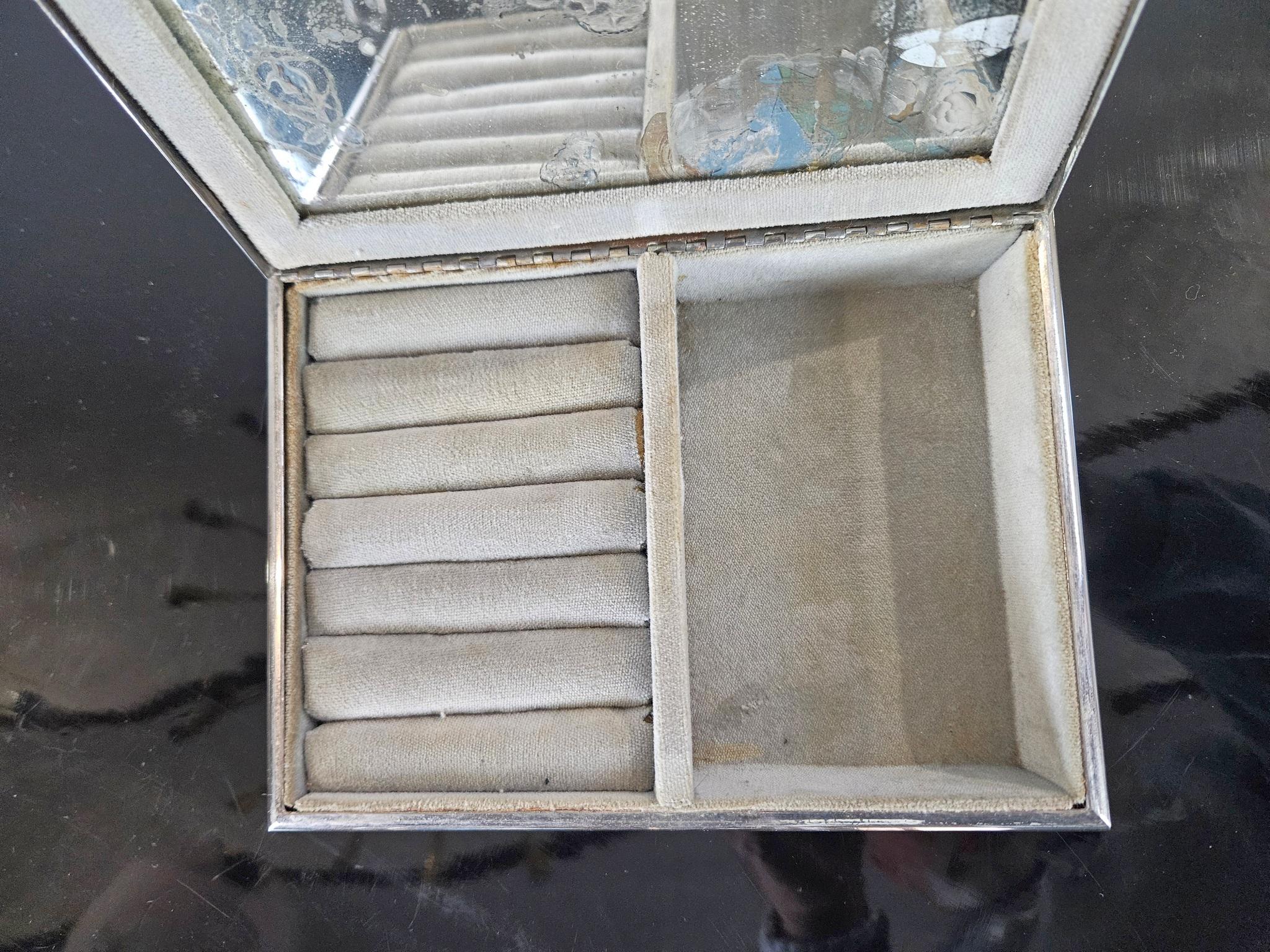 Art Deco Mirror Joyero Italia en venta 2