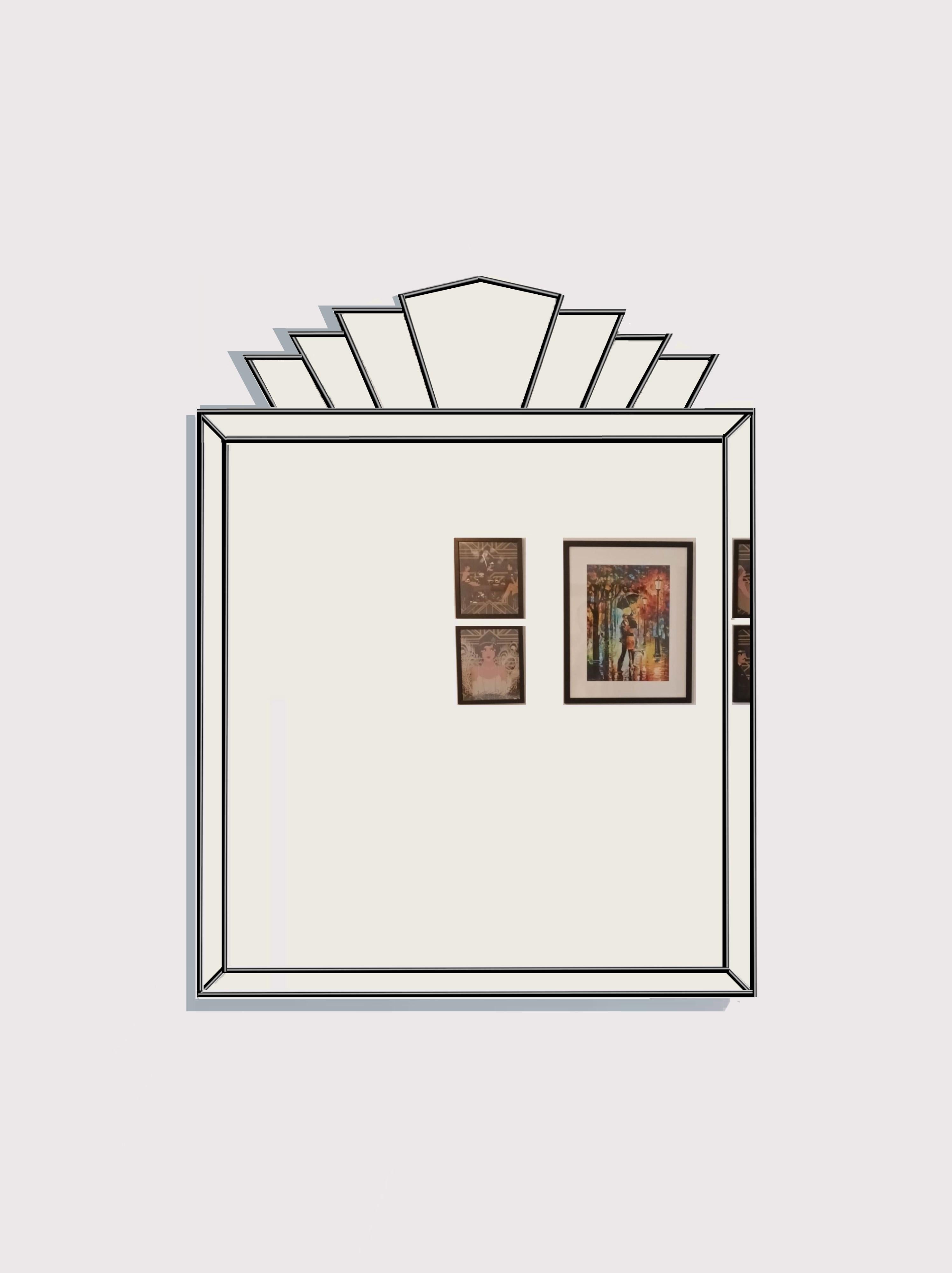 Art Déco Specchio Art Deco Mirror 