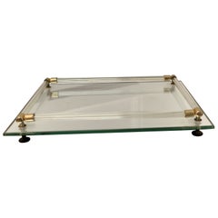 Antique Art Deco Mirror Tray a Lovely Stylish Piece, the Tray Is Made with Mirror