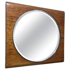 Art Deco mirror with light in Wood, Year: 1925, France