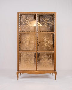 Art Deco mirrored cabinet, France, circa 1920-30