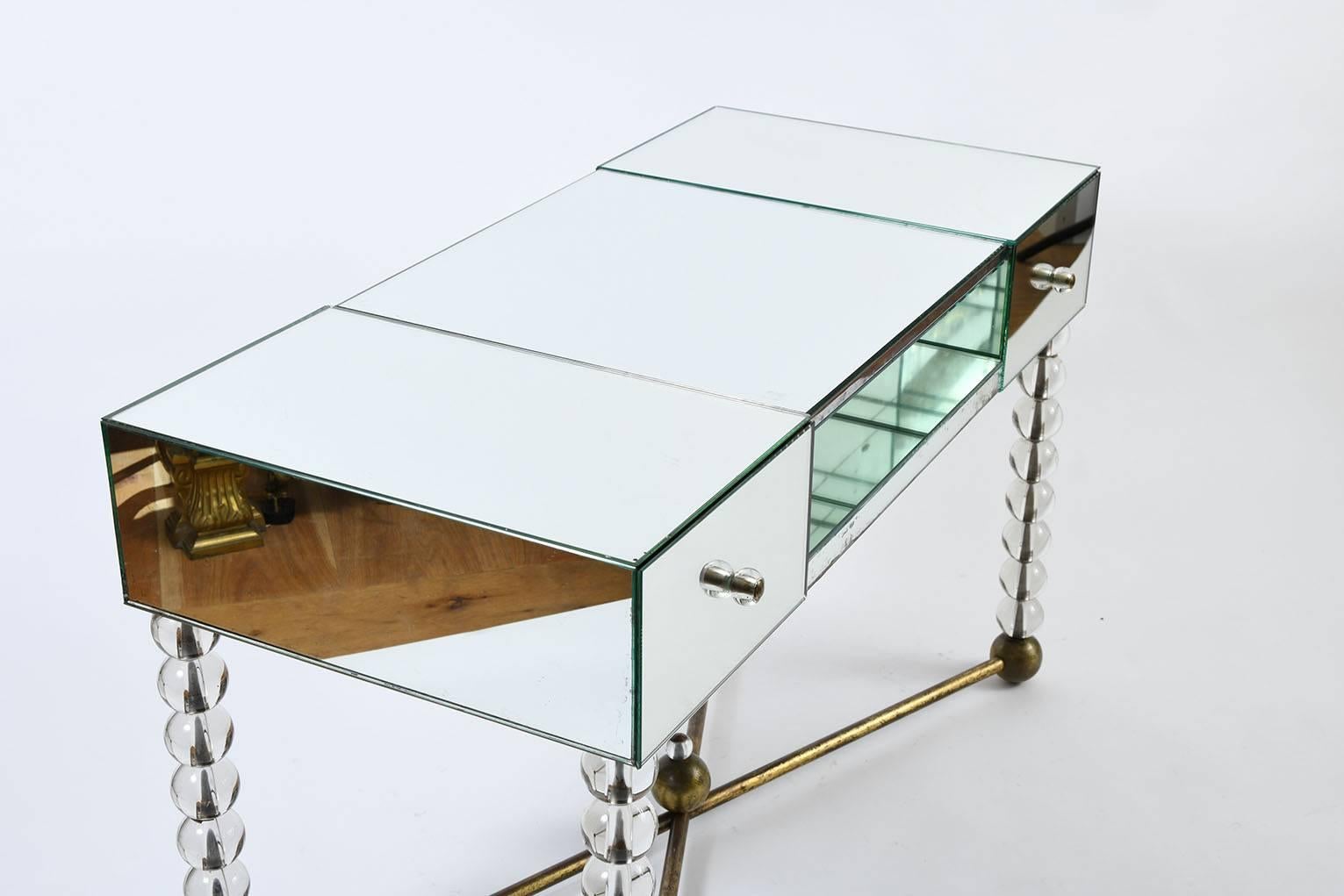 Art Deco Mirrored Dressing Table 5