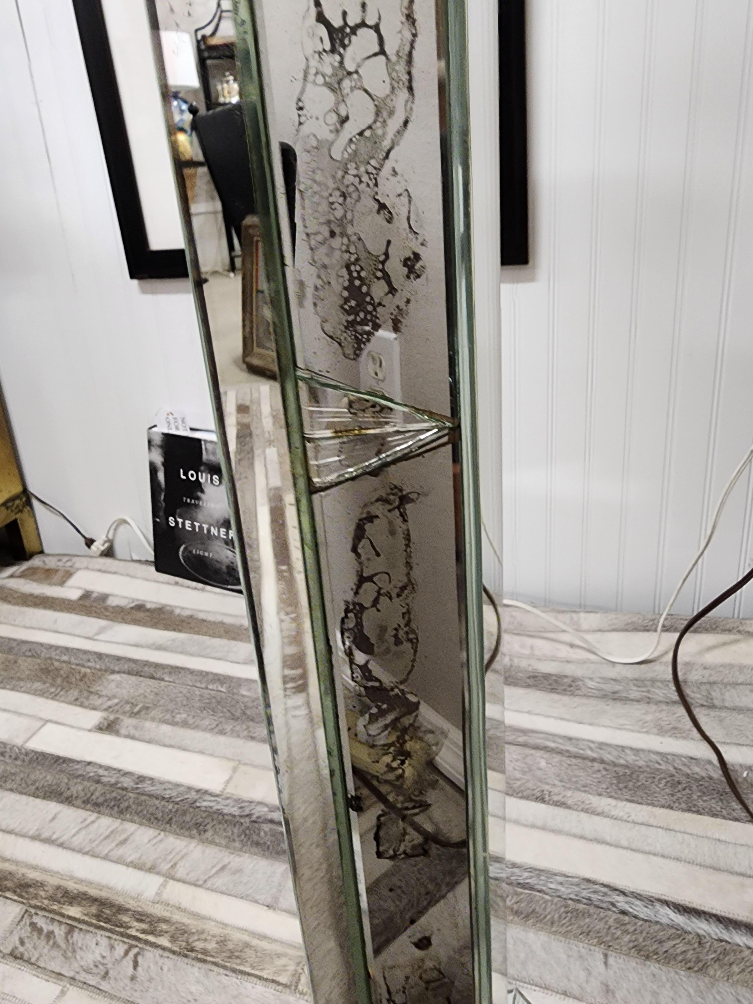  Mirrored Floor Lamp French Art Deco  For Sale 3