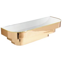 Art Deco Mirrored Shelf, 1980s