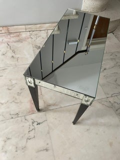 Art Deco Mirrored Table, Belgium 1925