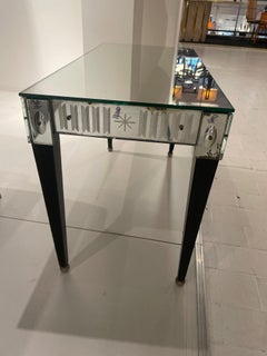 Art Deco Mirrored Table, Belgium 1925
