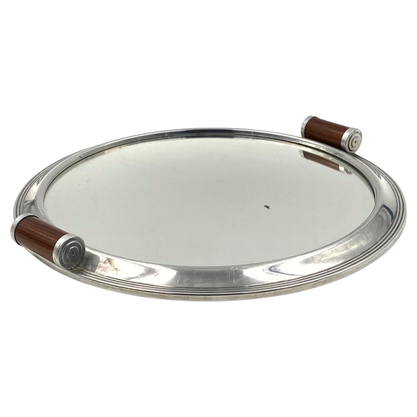 Art Deco Mirrored Tray, France, 1920s