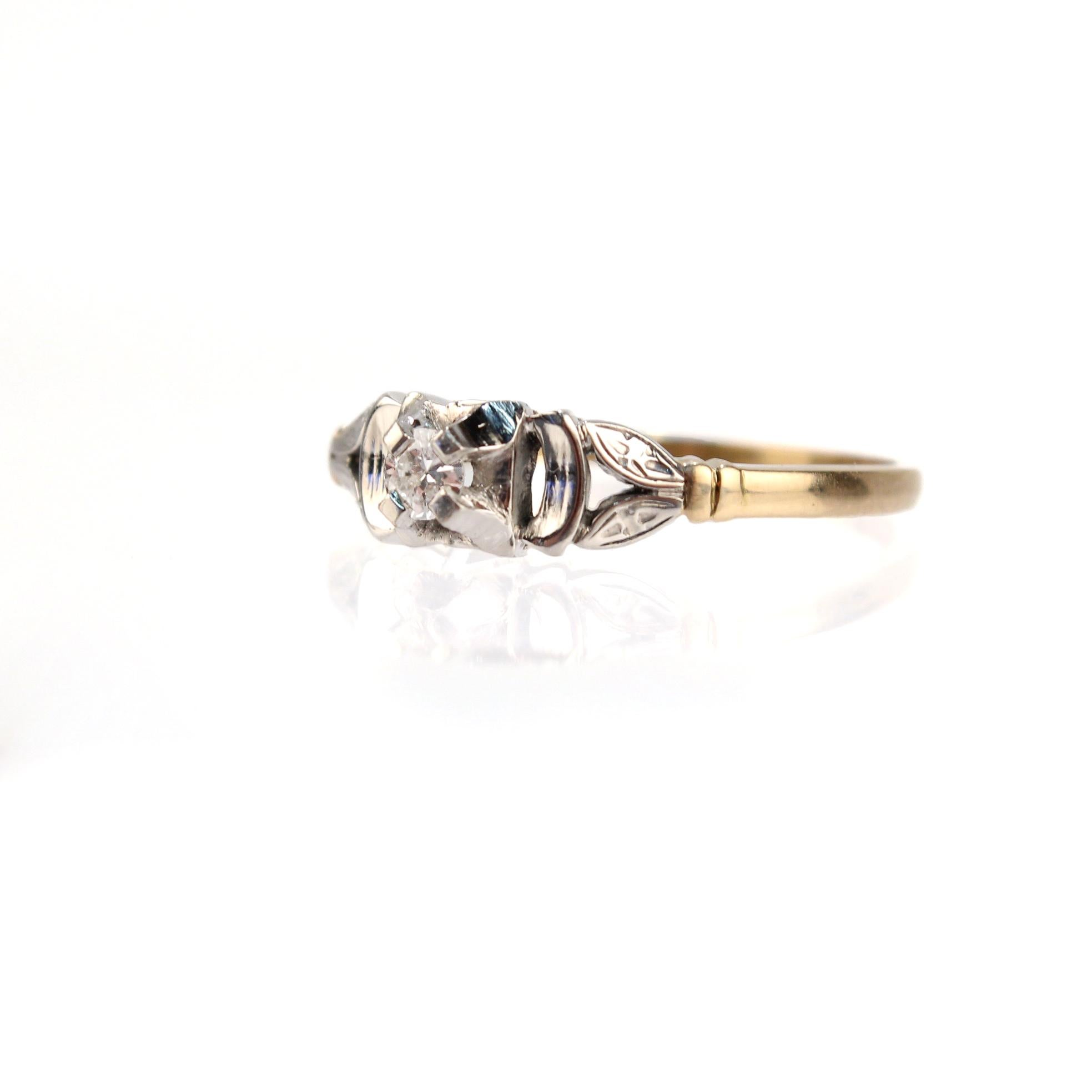 mixed metal diamond rings