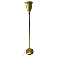 Art Deco Mixed Metals Floor Lamp