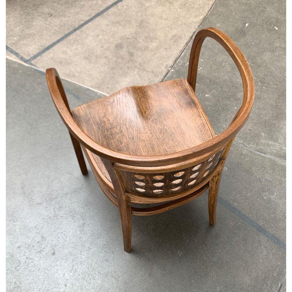 Sillón Art Déco Modelo 721 de Otto Wagner para J&j Kohn, 1900 en Bueno estado para la venta en Hamburg, DE
