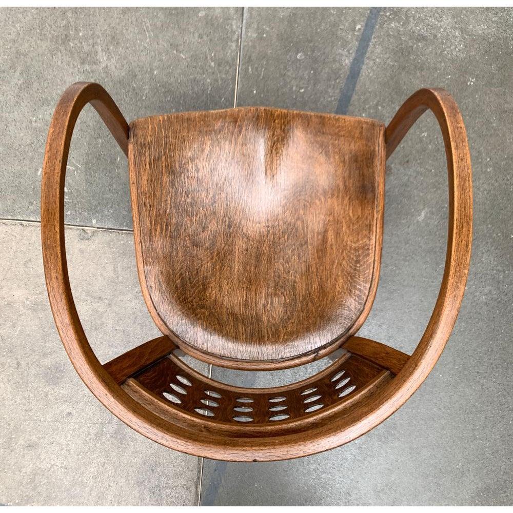 Sillón Art Déco Modelo 721 de Otto Wagner para J&j Kohn, 1900 siglo XIX en venta