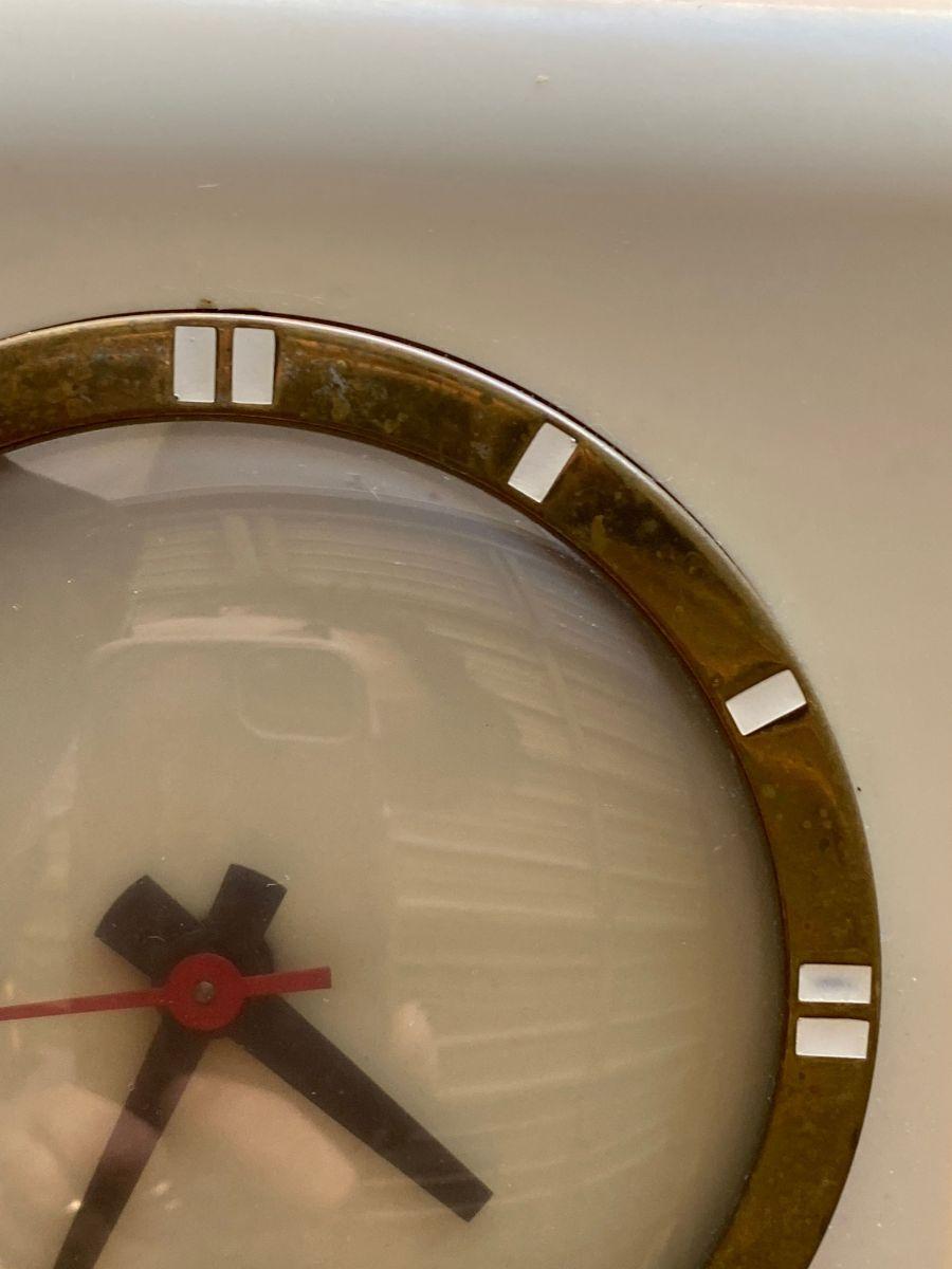 Art Deco Modell „Ben Franklin“ S4 Electric Clock von Westclox, Art déco (Bakelit) im Angebot