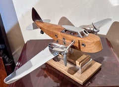 Art Deco Model of a Boeing Clipper Aeroplane Circa 1938-1942 French
