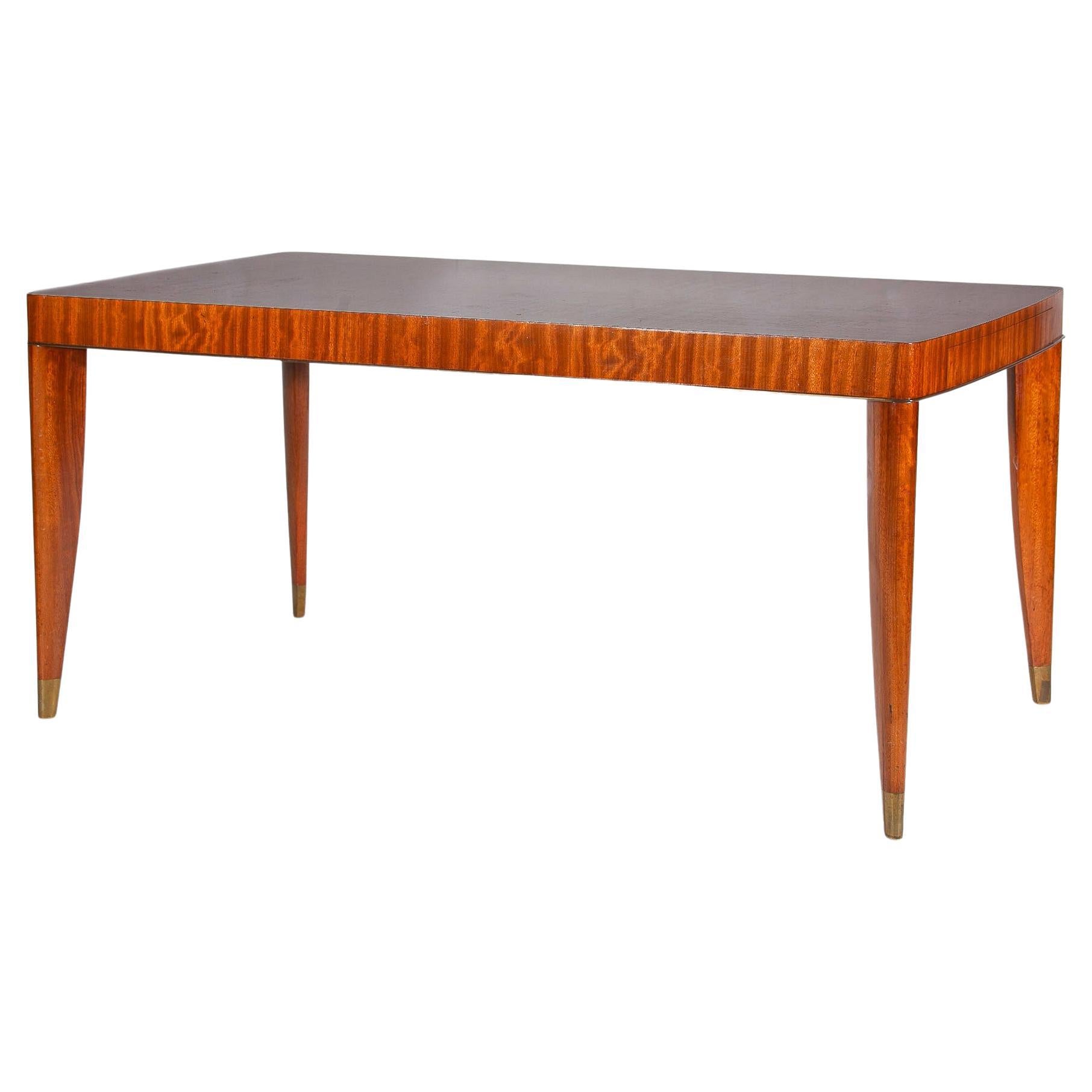 Art Deco Model "Voltaire" Extandeble Dining-Table Designed by the Coene, Belgium For Sale