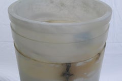 Art Deco/Modern Alabaster Up Light