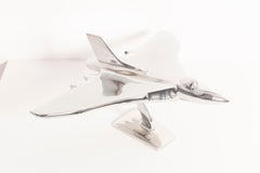 Art Deco, Modern Art, Airplane Metal Sculpture, Europe, 1960s