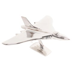 Art Deco, Modern Art, Airplane Metal Sculpture, Europe, 1960s