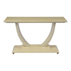 Art Deco Inlaid Console Table