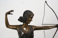 Scultura in bronzo Art Deco/Modern Dianna