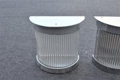 Art Deco /Modern Chrome Sconces,  St James Club