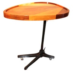 Used Art Deco / Modern Custom Side table w Rising Sun Design