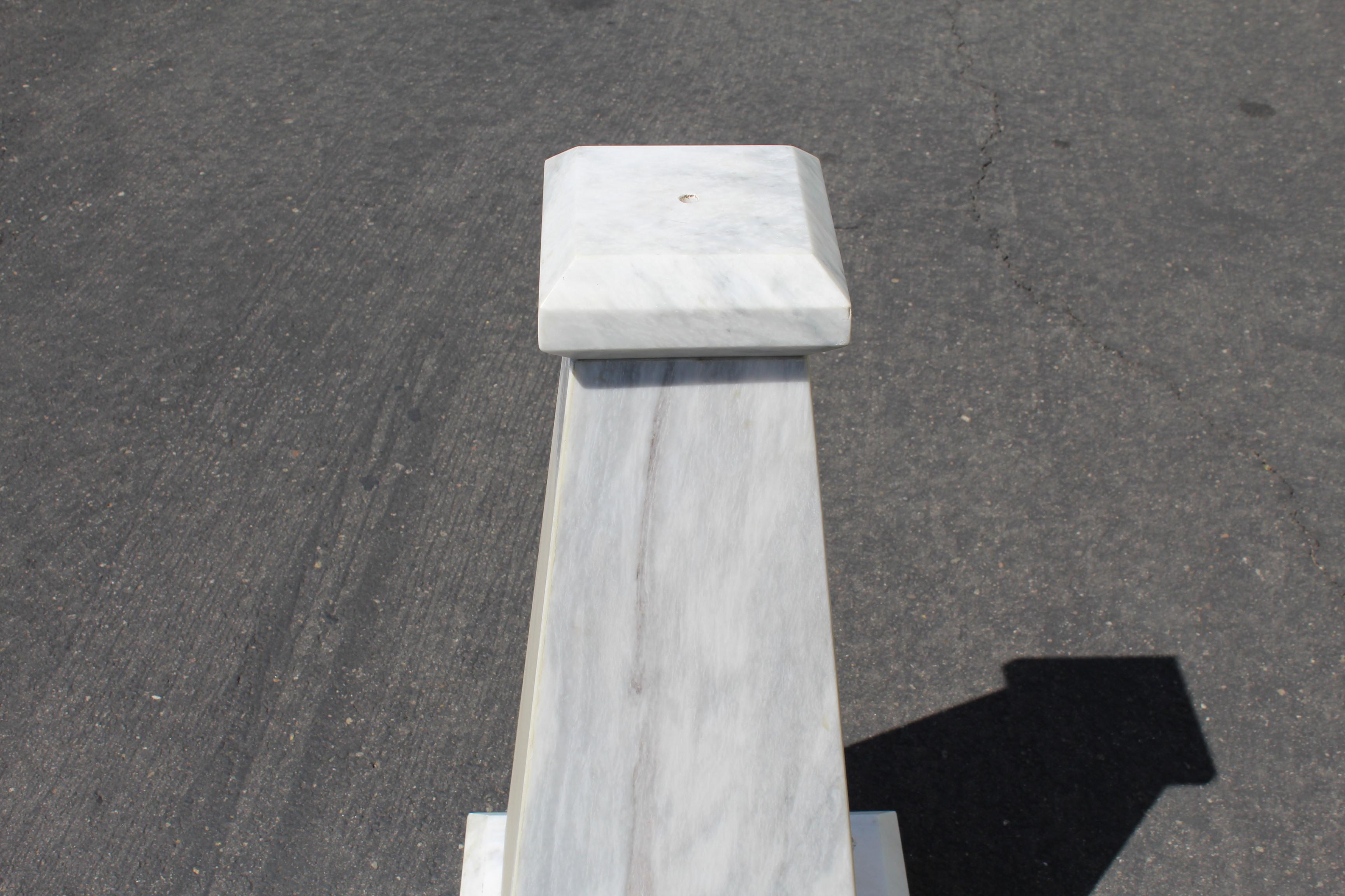 Marble Art Deco / Modern Pedestal For Sale