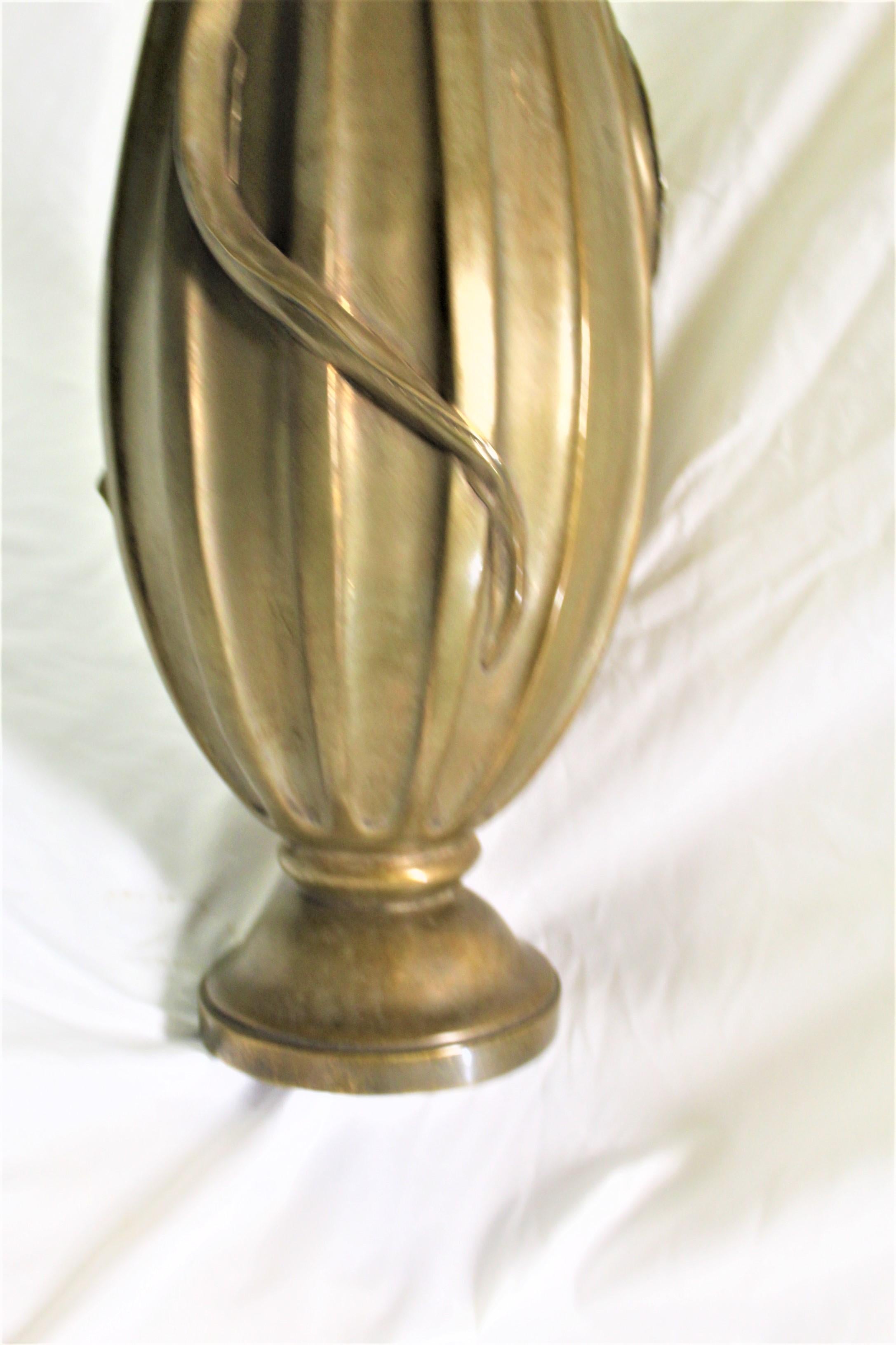 Cast Art Deco / Modern Salamander Vase