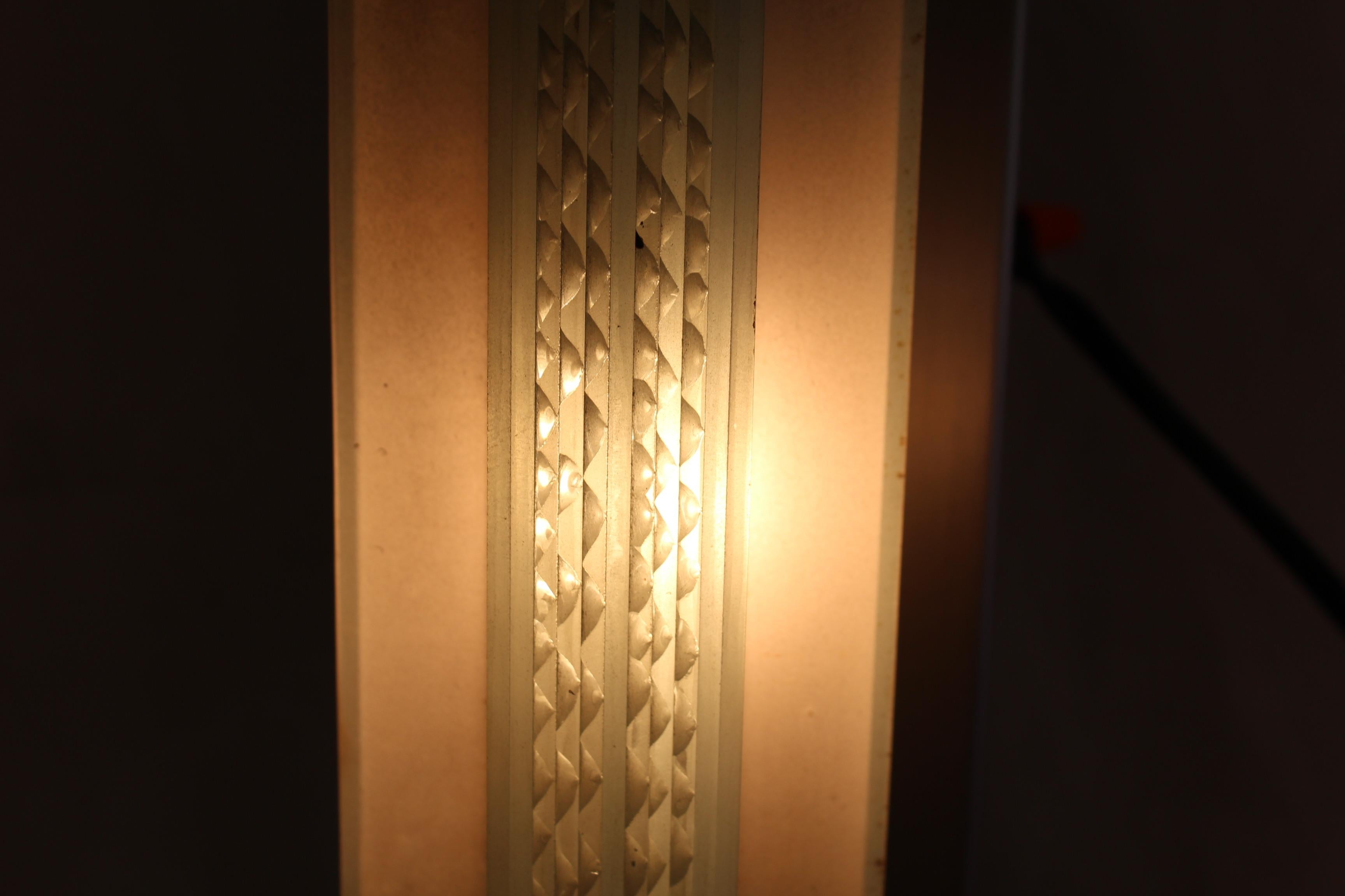 Sconce Art Deco/Moderne, dopo l'Atelier Jean Perzel  , Bronzo  Singolo in vendita 2