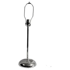 Art Deco /Modern Table lamp Hi-polished Nickel 