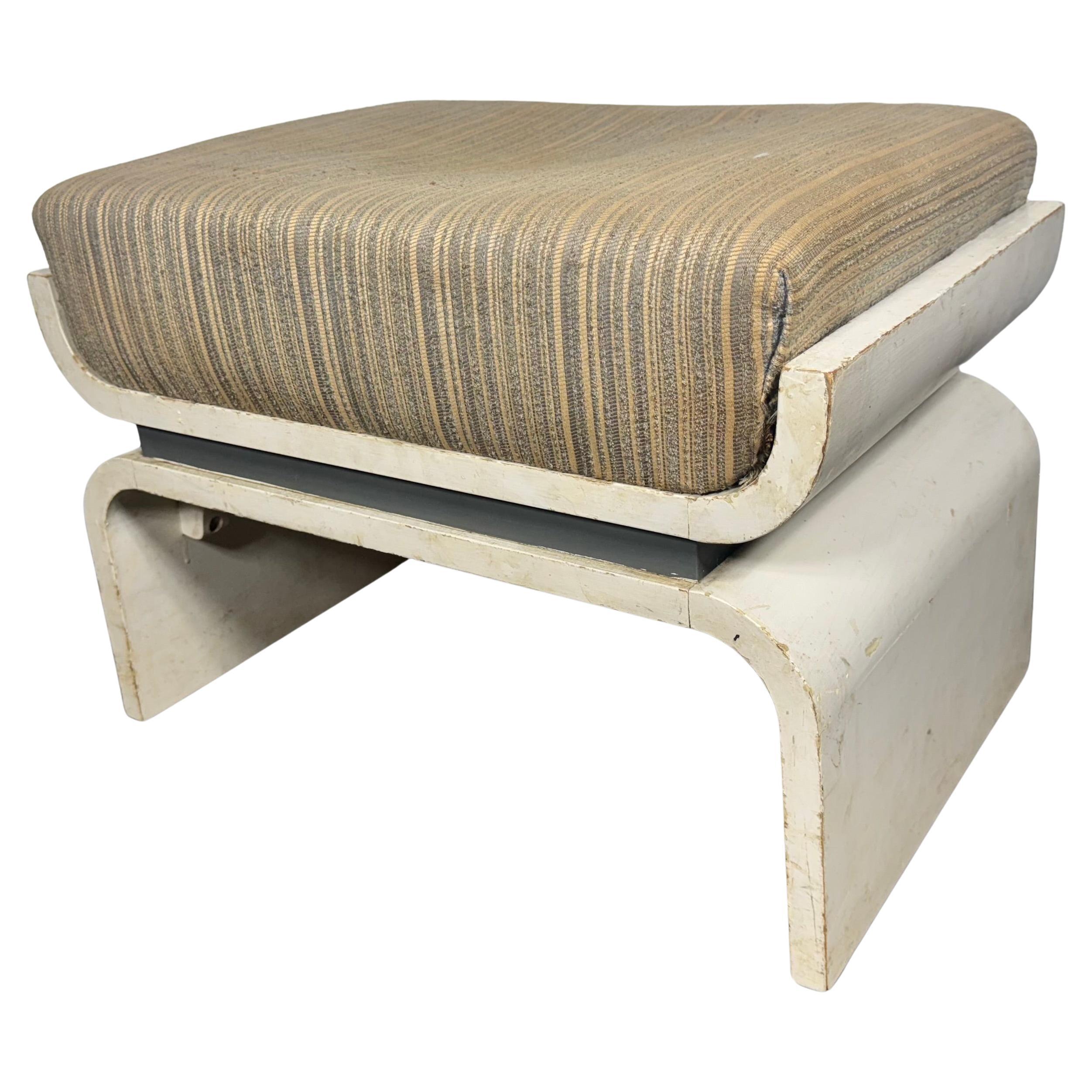 Art Deco / Moderne Bench/ Footstool, Donald Deskey for Valentine- Seaver 1930s